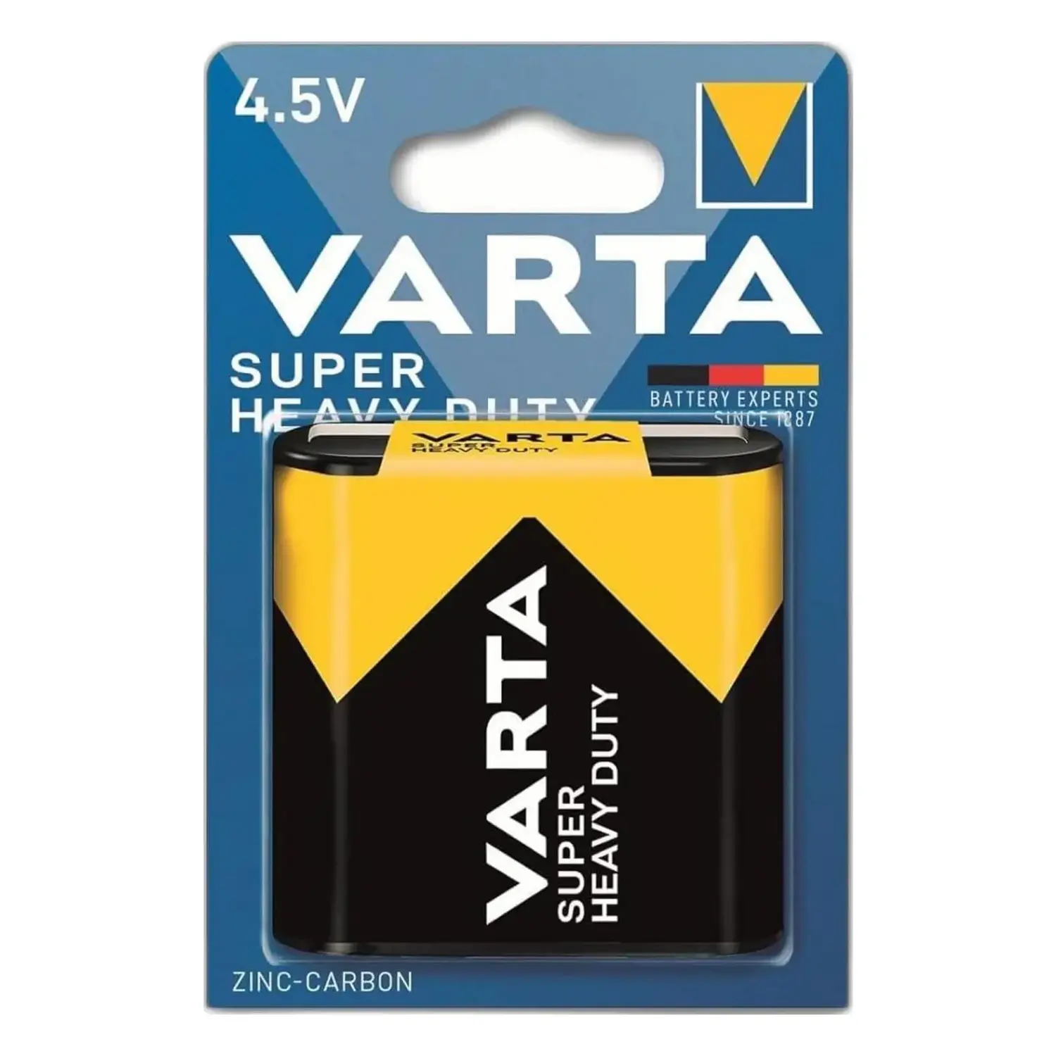 foto del prodotto varta batteria varta zinco carbone superlife pila 4,5 volt piatta