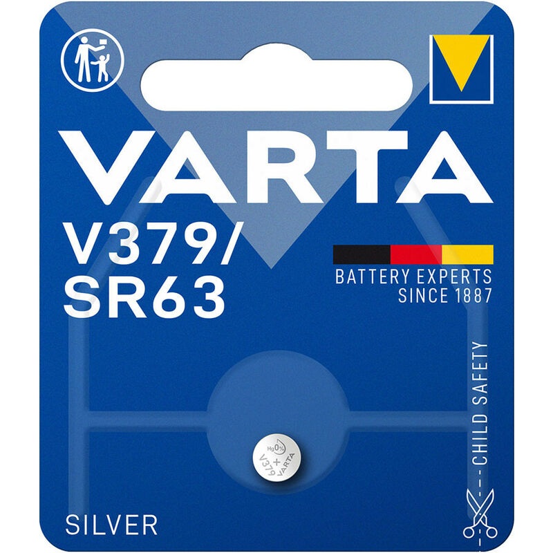 foto del prodotto varta buttone micro pila silver sr63 1,55v 5,8x2,15 mm durata lunga