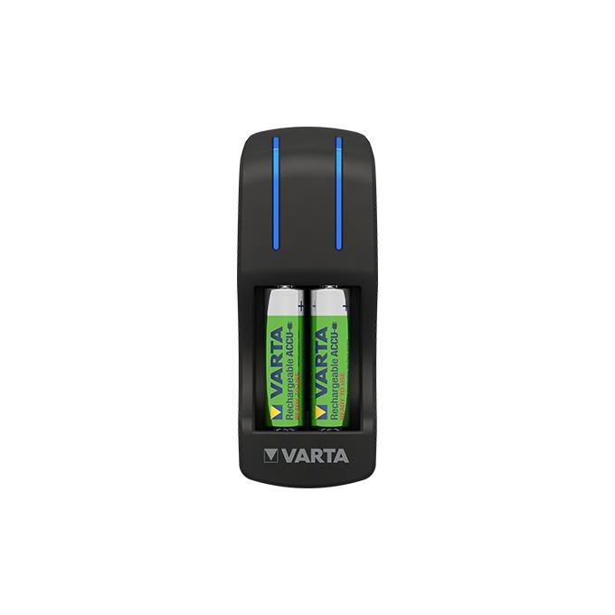 foto del prodotto varta caricabatterie pocket charger con 4 stilo da 1600mah