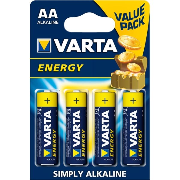 foto del prodotto varta energy stilo x 4 alcalina