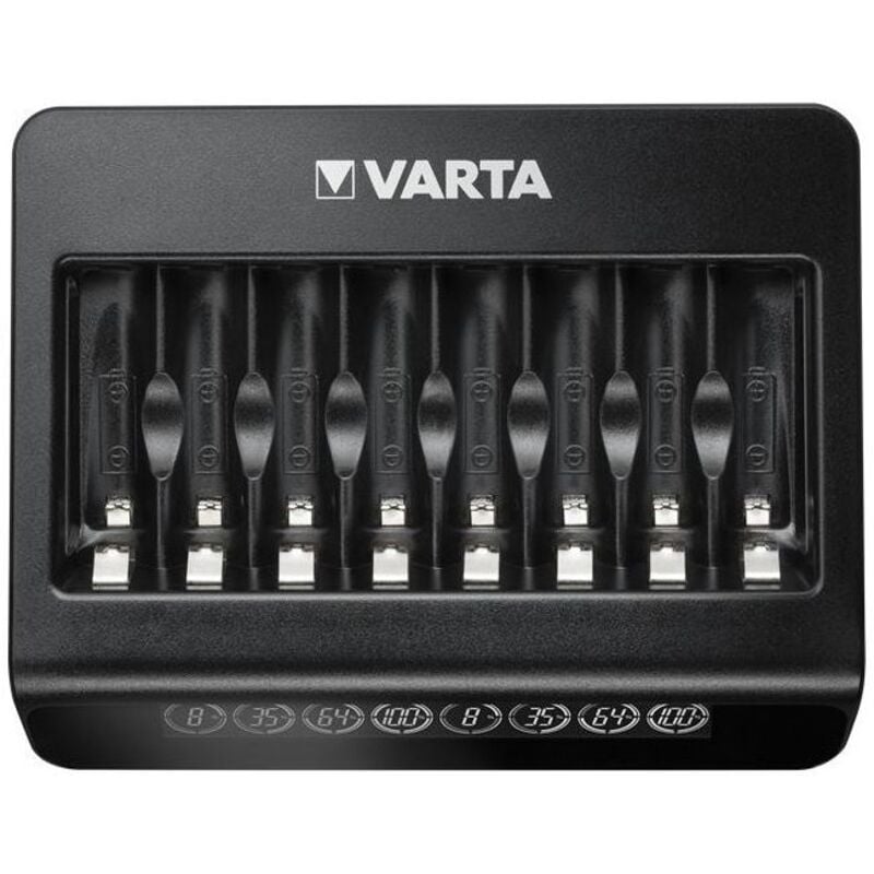 foto del prodotto varta - lcd multi charger - caricabatterie da 4 ore - (per 8xaa/aaa) adattatore ca