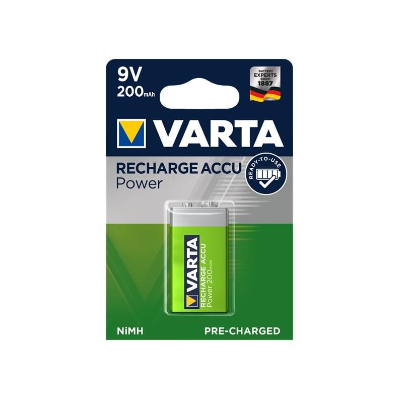 foto del prodotto varta pila 9 volt ricaricabile x1 200mah 