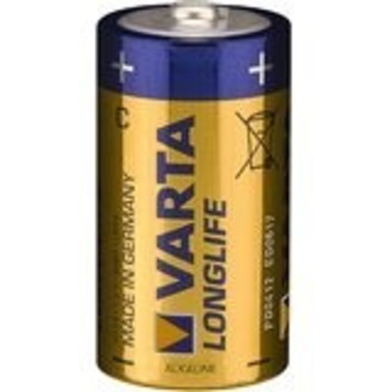 foto del prodotto varta pila alcalina longlife c 1.5v 1 2 torcia cod. 04114101412 