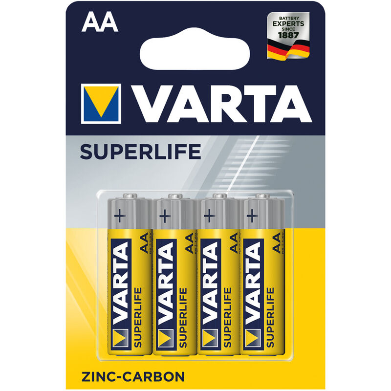 foto del prodotto varta pila stilo superlife r6p pz 4 1,5 v aa