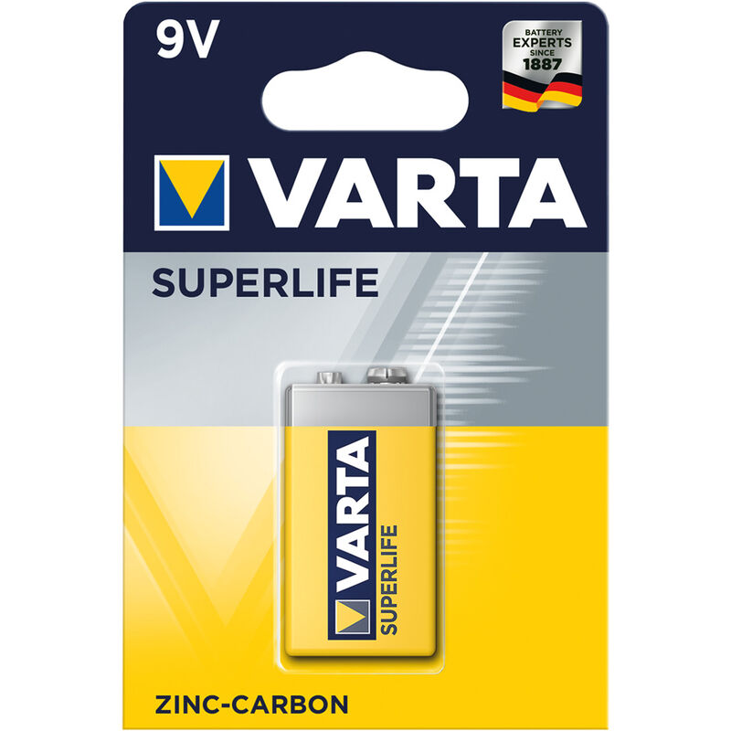 foto del prodotto varta pila transistor superlife 6f22 pz 1 9v e