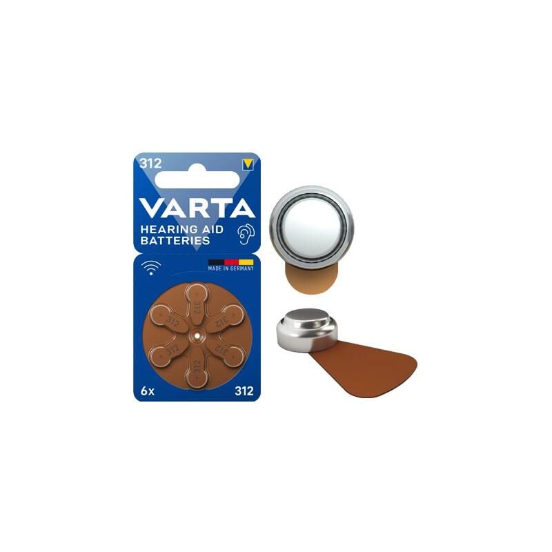 foto del prodotto varta pile acustiche 312 bl.6 pz.