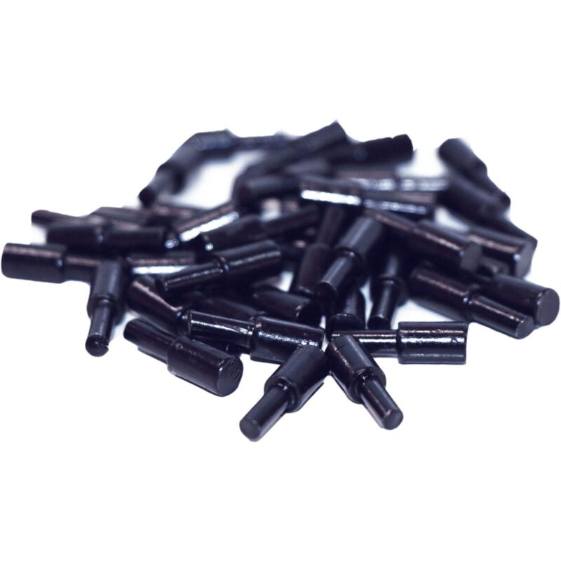foto del prodotto vasalat 40 supporti a innesto per mini trapano, diametro 3 mm, zincati, colore nero