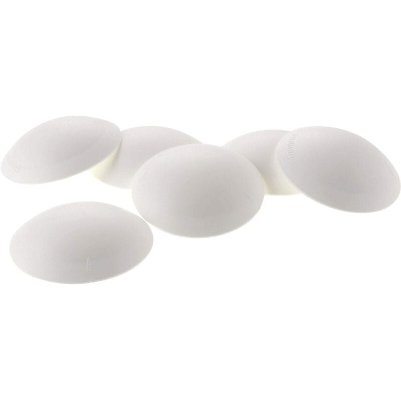 foto del prodotto vasalat 5246 6 fermaporta 60 mm autoadesivo bianco sb 6, set di 6 pezzi