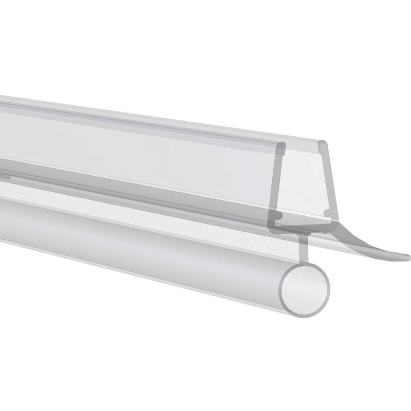 foto del prodotto vasalat guarnizione per doccia da 1000 mm, adatta per vetro spessore 6 7 8 mm, trasparente, guarnizione per porta della doccia con striscia di