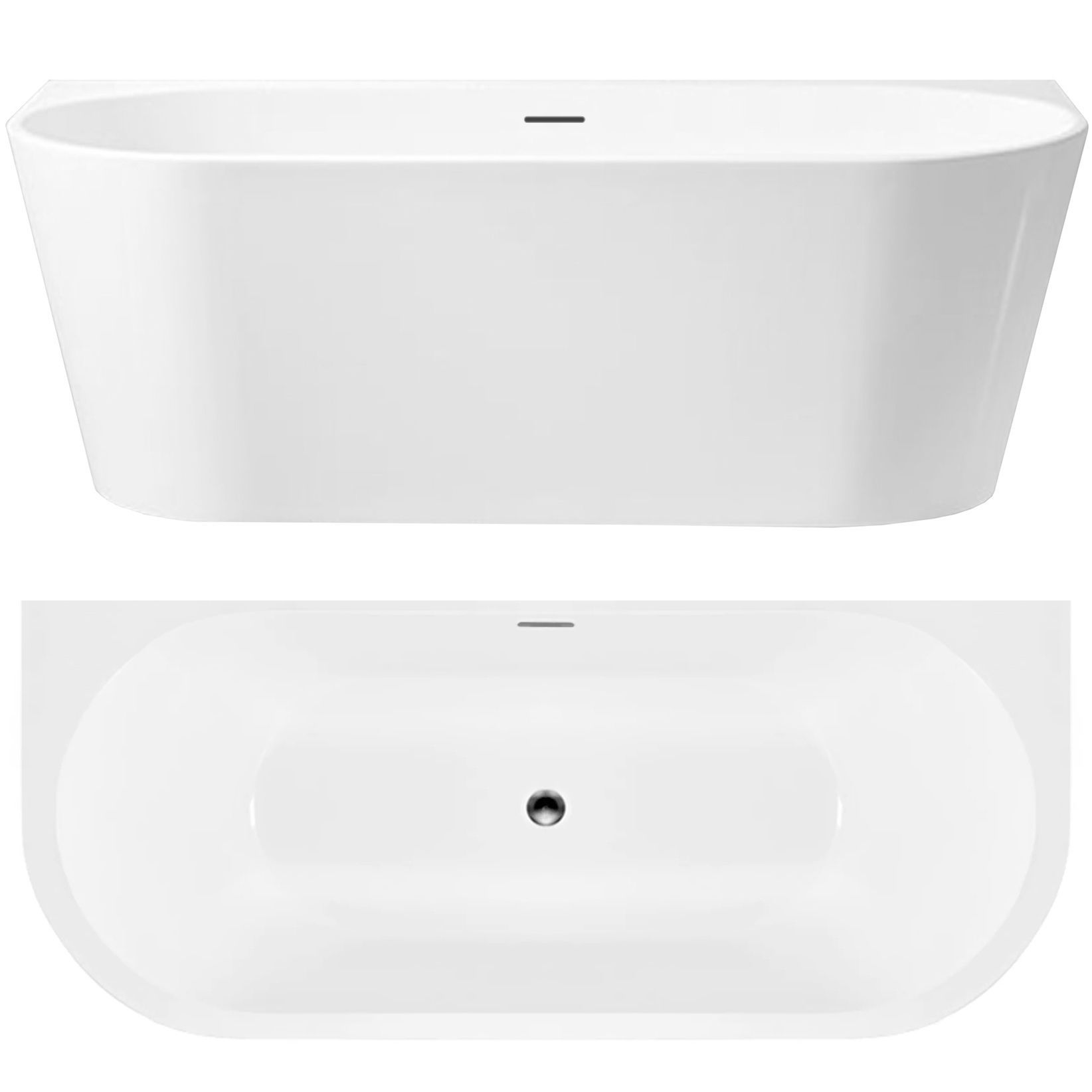 foto del prodotto vasca bagno a parete capri 170cm