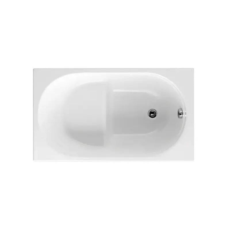 foto del prodotto vasca da bagno ad incasso in vetroresina con sedile modello astor cm.105x70 glass
