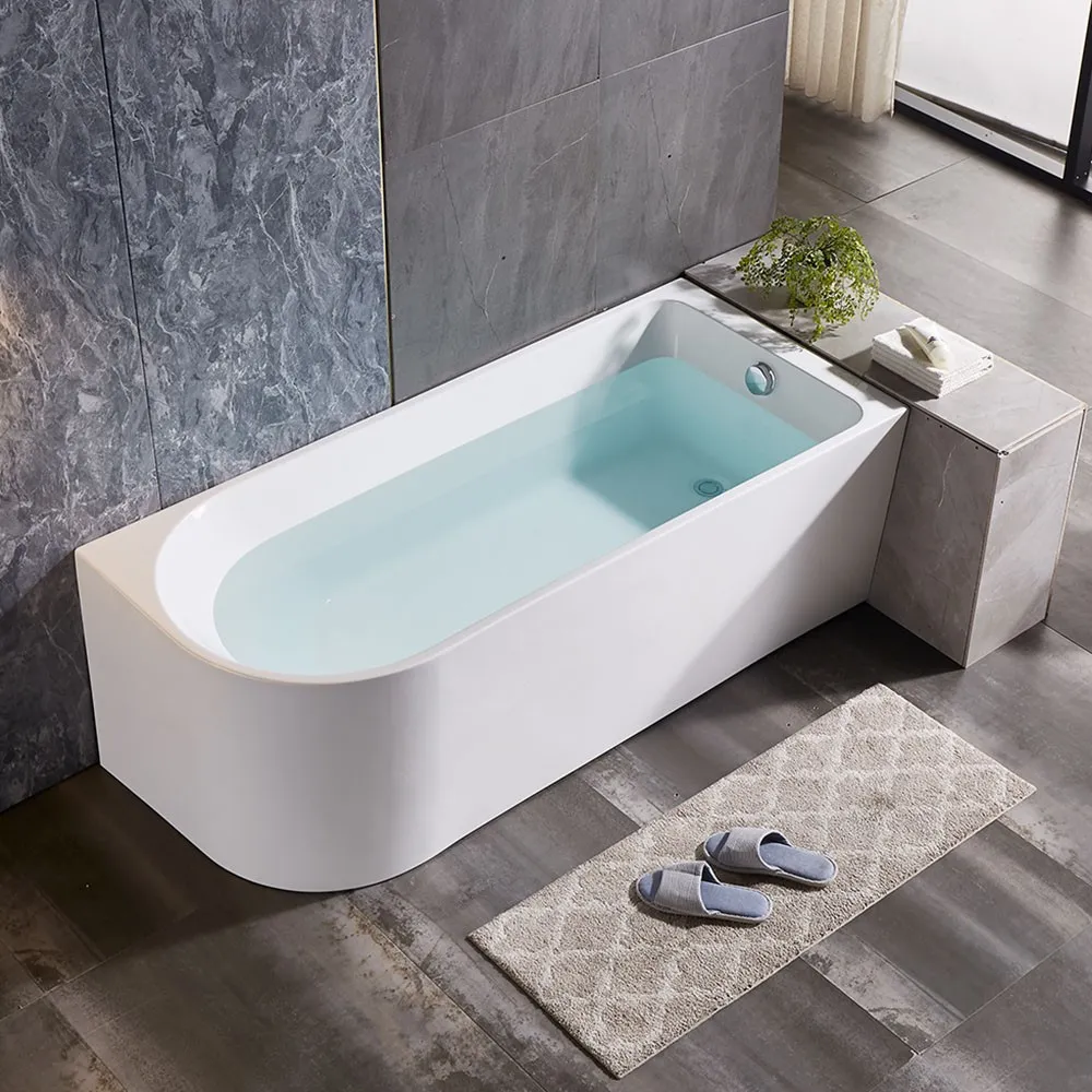 foto del prodotto vasca da bagno angolare lato sinistro 75x170 cm scarico incluso corinne
