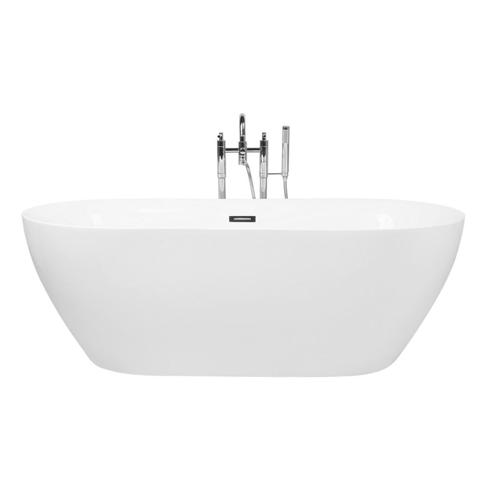 foto del prodotto vasca da bagno bianco freestanding 150 cm in acrilico sanitario moderna