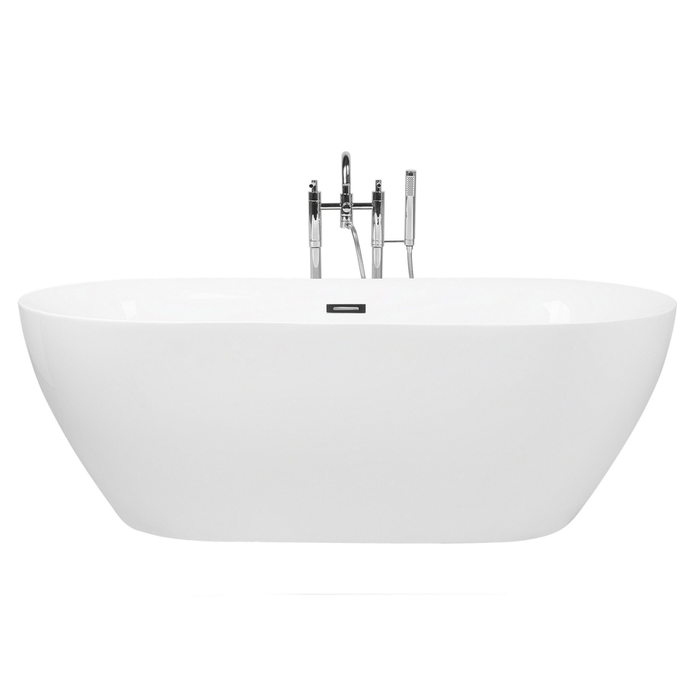 foto del prodotto vasca da bagno bianco freestanding 160 cm in acrilico sanitario moderna