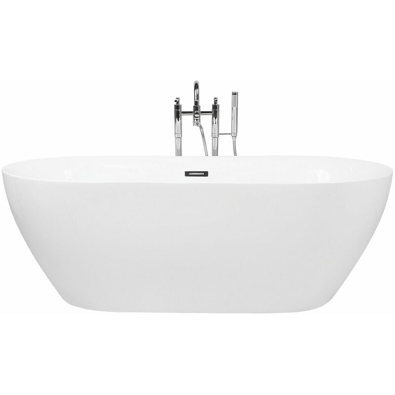 foto del prodotto vasca da bagno freestanding 150 cm in acrilico bianco carrera