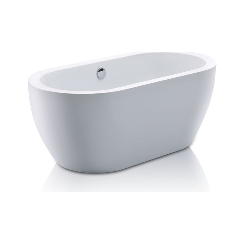 foto del prodotto vasca da bagno freestanding - 178l - 150x75xh58 cm - bianco - acrilico - adrina
