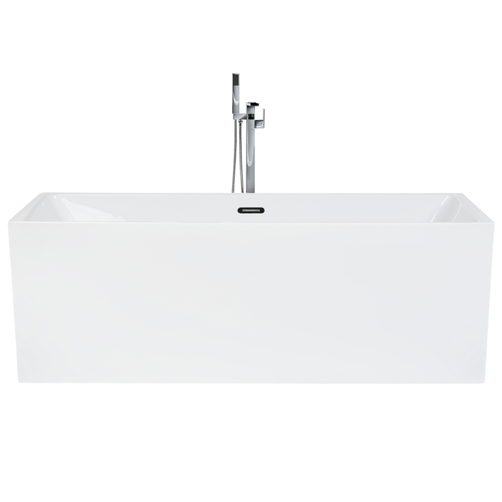 foto del prodotto vasca da bagno freestanding bianco sanitario acrilico singolo 170 x 76 cm rettangolare in stile moderno