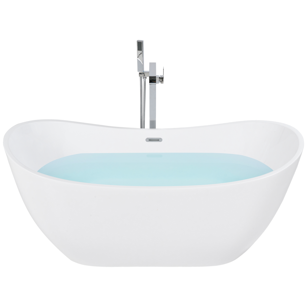 foto del prodotto vasca da bagno freestanding in acrilico sanitario bianco 170 x 77 cm