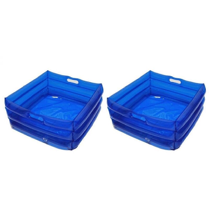 foto del prodotto vasca da bagno gonfiabile per pediluvio, vasca da bagno portatile per piscina fuori terra, per scaletta di ingresso alla piscina