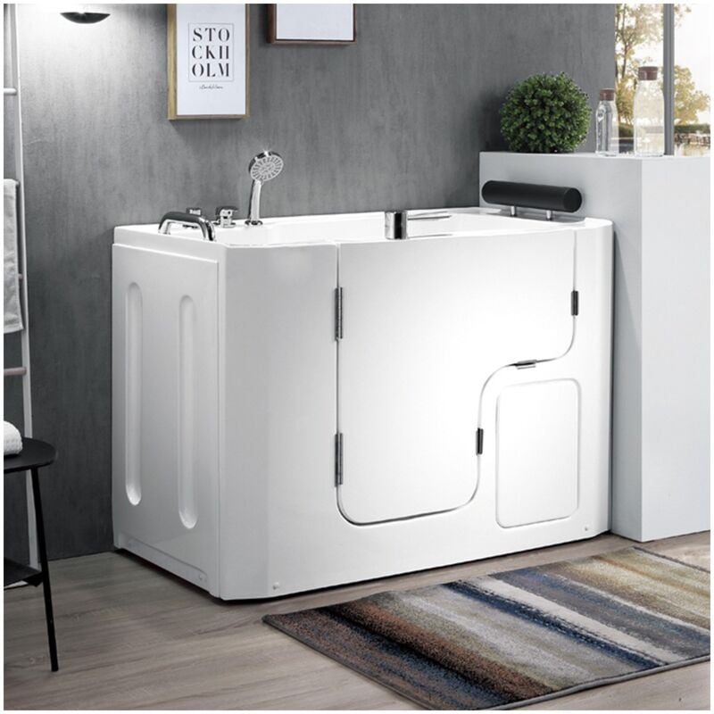 foto del prodotto vasca da bagno per anziani 130x90 porta con apertura esterna a sinistra