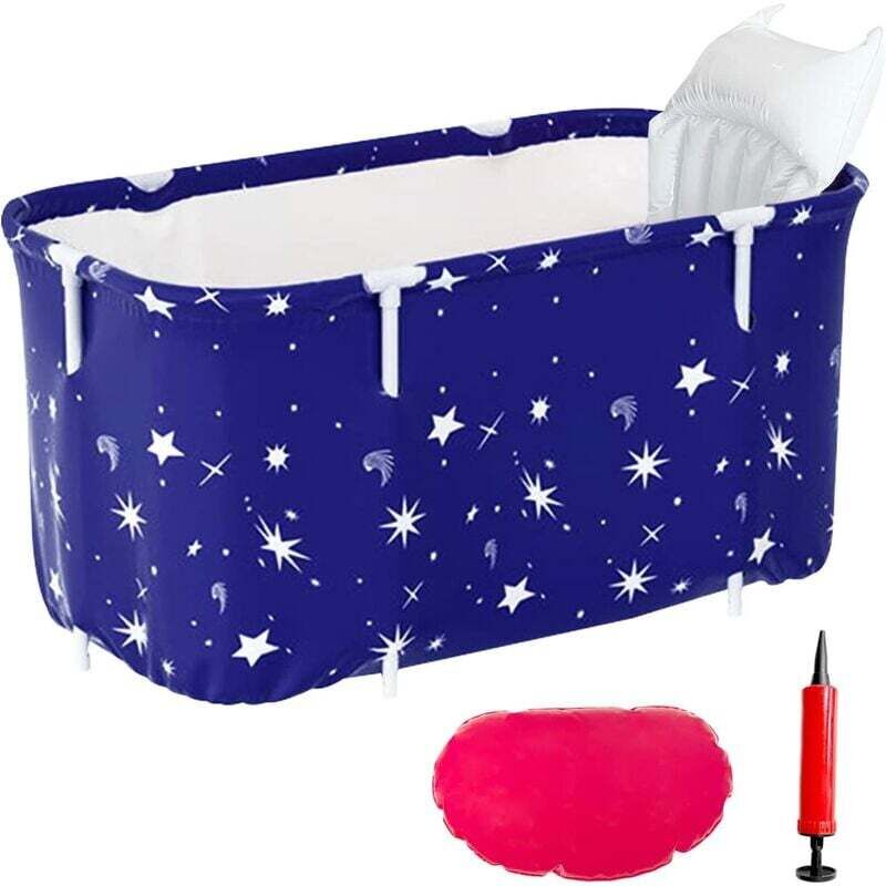 foto del prodotto vasca da bagno portatile gonfiabile per adulti, vasca da bagno pieghevole per doccia, vasca da bagno spa pieghevole indipendente per la casa con