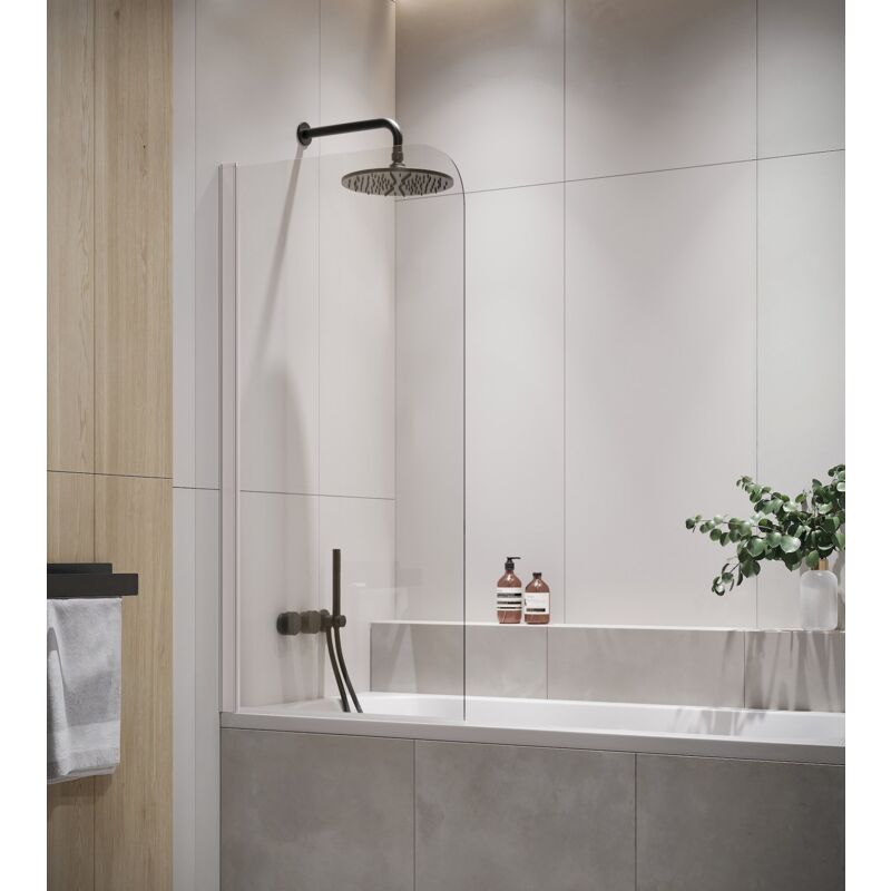 foto del prodotto vasca da bagno torino da 5 mm con rivestimento nano, parete doccia 60 x 140 cm