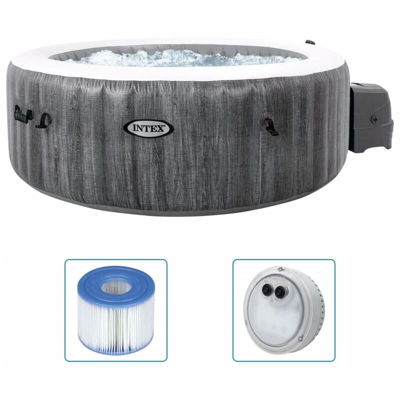 foto del prodotto vasca da da spa purespa greywood deluxe 196 cm intex