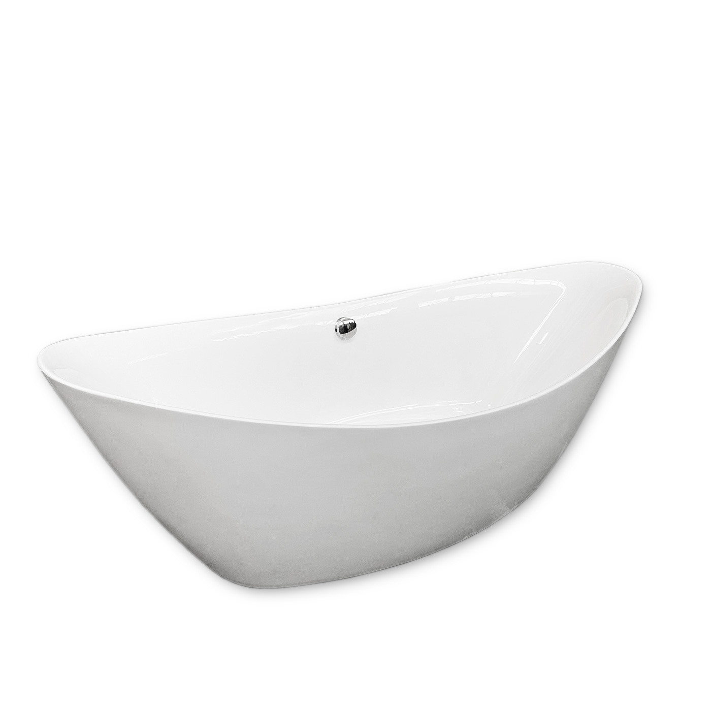 foto del prodotto vasca freestanding bianca moderna 180 x 80 cm beverly