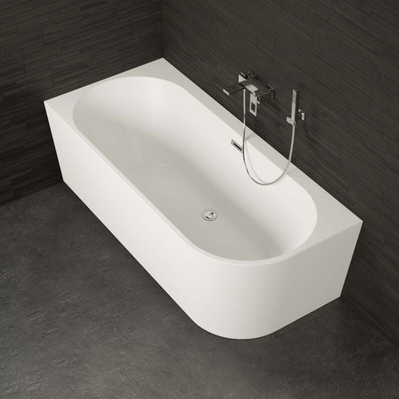 foto del prodotto vasca freestanding capri 180 gauche blanche bianco 180 x51 x58 cm, by spalina