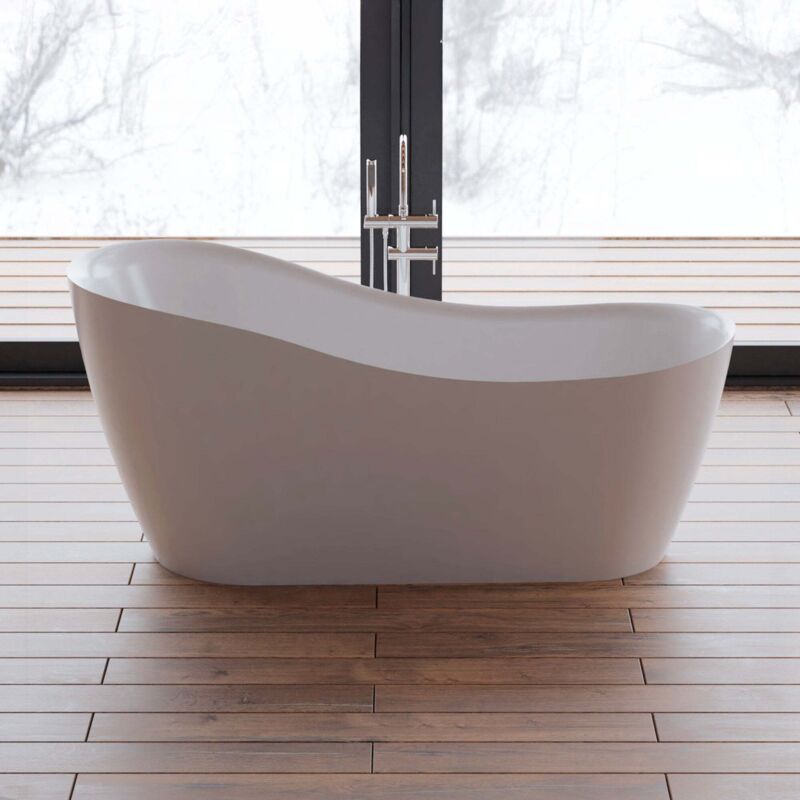 foto del prodotto vasca freestanding jazz 170 blanche bianco 170 x78 x78 cm, by spalina