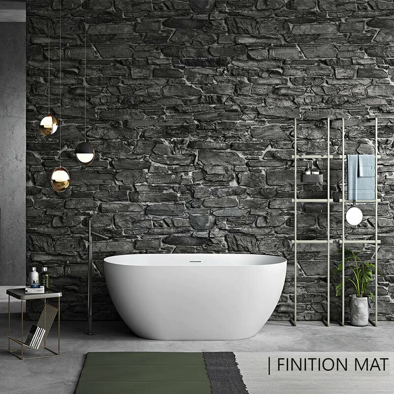 foto del prodotto vasca freestanding lisbon bianca opaca 150 cm