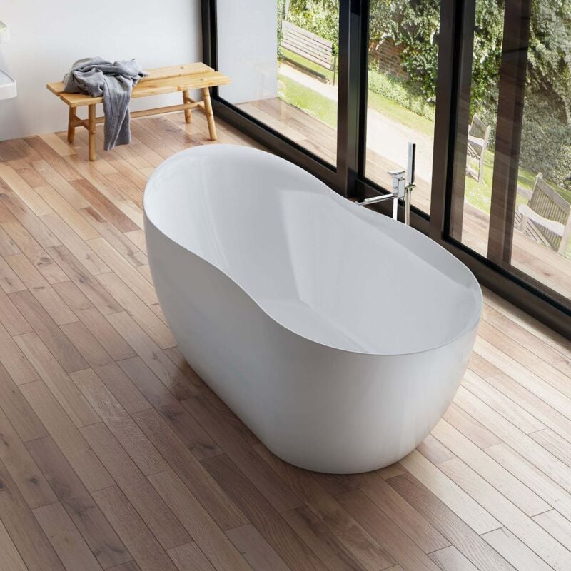 foto del prodotto vasca freestanding rivage 172 blanche bianco xxcm, by spalina