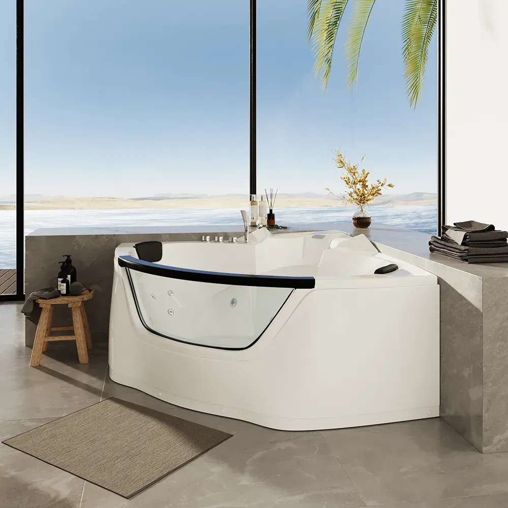 foto del prodotto vasca idromassaggio angolare 150x150 da interno design moderno mod. bliss eco