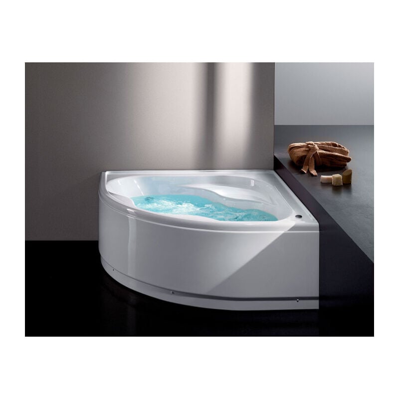 foto del prodotto vasca idromassaggio astor 135x135 angolare bianca di glass