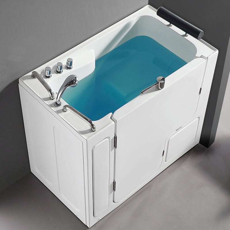 foto del prodotto vasca per anziani modello leda misura pannello lato chiuso a sx