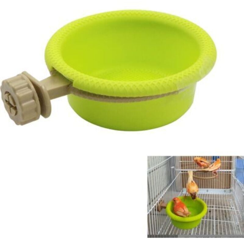 foto del prodotto vasca per uccelli vasca per animali domestici, vasca per uccelli sospesa, accessori per gabbie sospese, accessori per giocattoli per piccoli