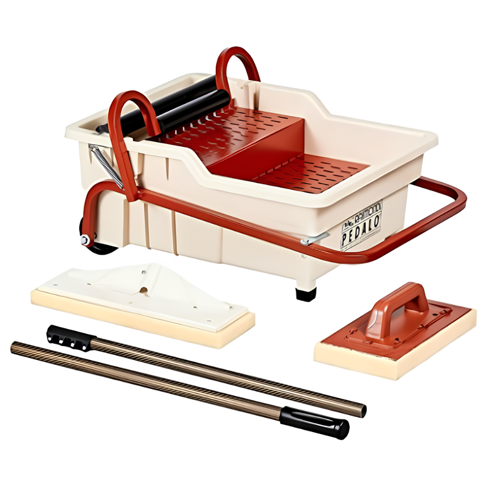 foto del prodotto vasca plastica pedal frattone spugna sweepex 13x42cm pulizia stucco raimondi