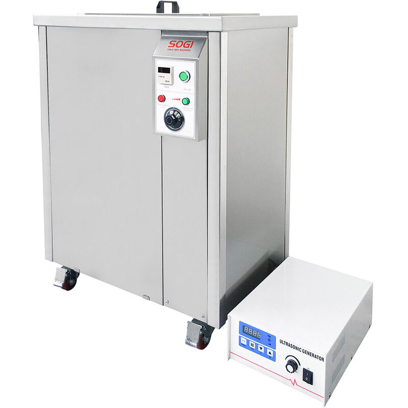 foto del prodotto vasca ultrasuoni industriale lavapezzi riscaldata da 105l sogi vl u1050r