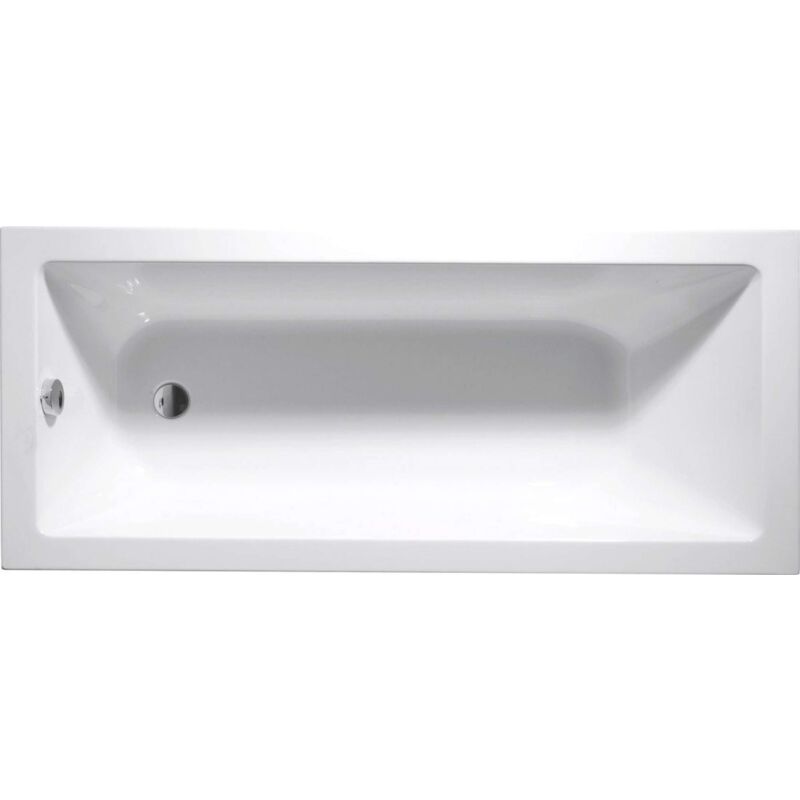 foto del prodotto vasche da bagno vasca rettangolare doubrava, 160x70x42 cm, bianco a1670 aqualine