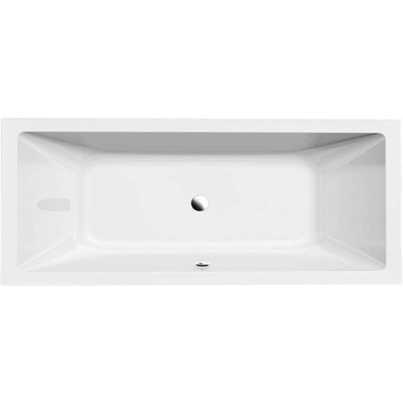 foto del prodotto vasche da bagno vasca rettangolare nisa, 180x70x42 cm, senza piedini, bianco a1870 aqualine