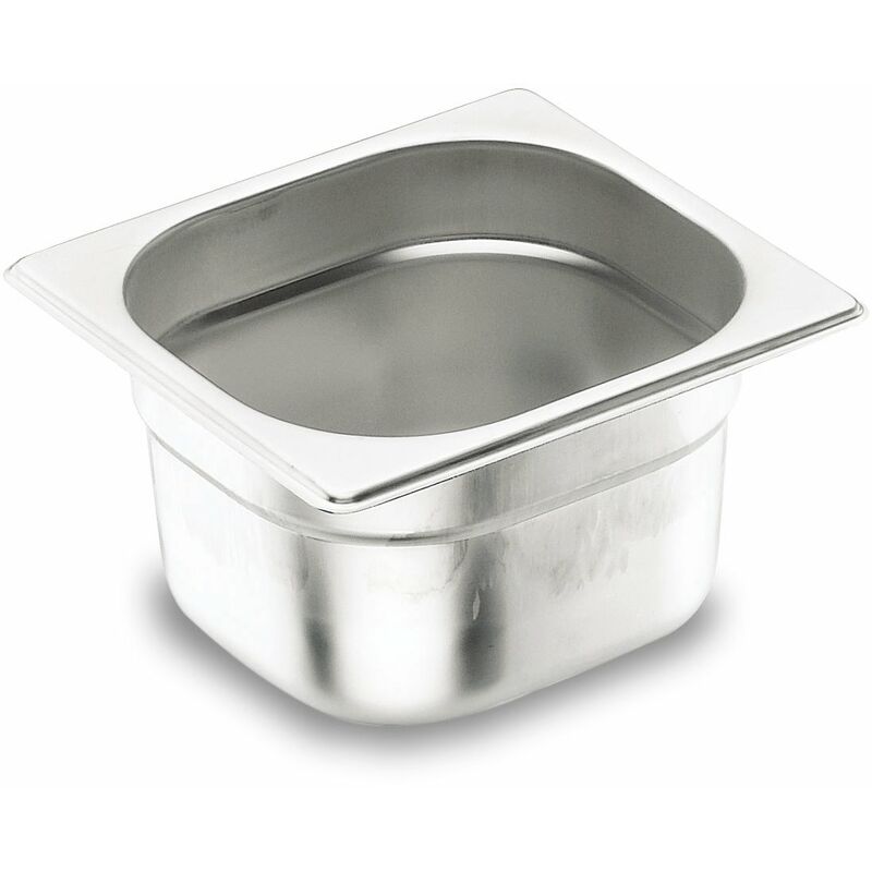foto del prodotto vaschetta 1 6 in acciaio inox, 176 x 162 x 100 cm lacor