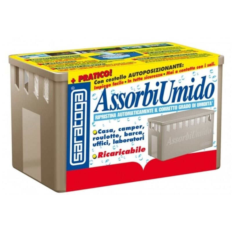 foto del prodotto vaschetta assorbiumido con cestello umidita casa camper inodore saratoga 450 g