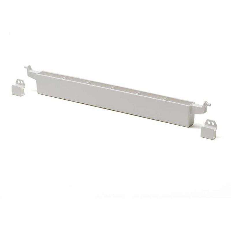 foto del prodotto vaschetta porta mollette gulliver con due ganci, bianco foppapedretti