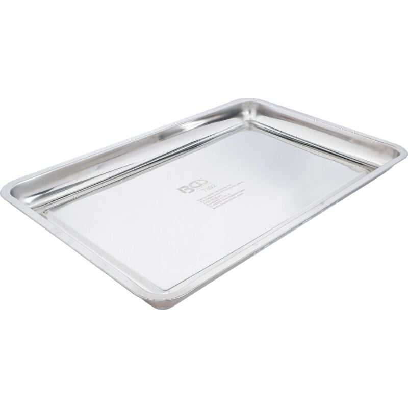 foto del prodotto vaschetta raccolta acciaio inox 600 x 400 mm 9 l