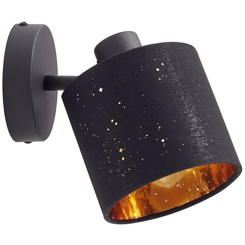 foto del prodotto vasilia' in nero da tessuto - lindby