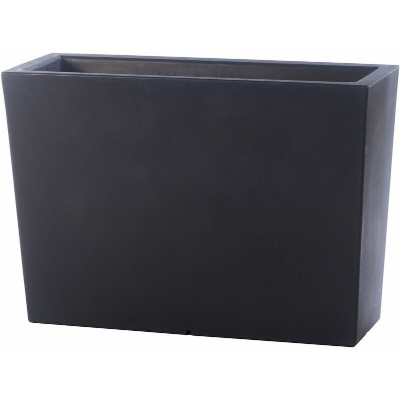 foto del prodotto vaso 100x36x70cm in resina tulli schio cassa alta essential 100 antracite