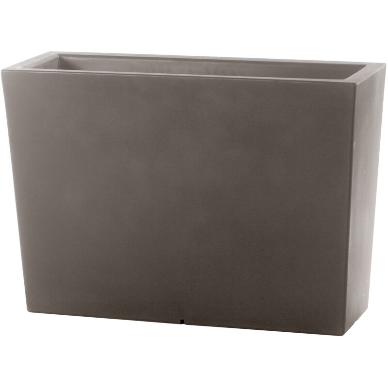 foto del prodotto vaso 100x36x70cm in resina tulli schio cassa alta essential 100 cappuccino