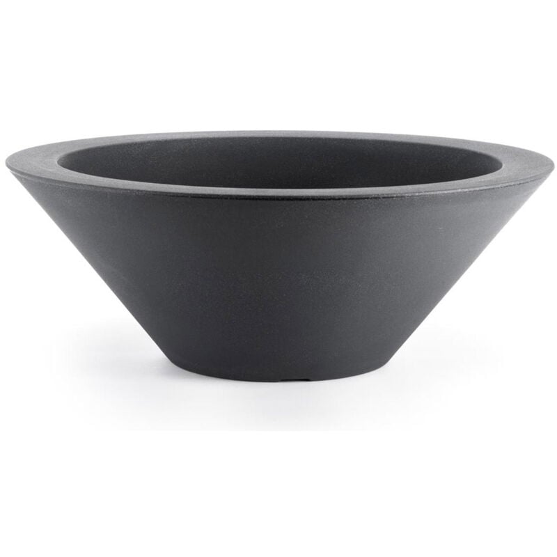 foto del prodotto vaso 100x37 cm in polietilene schio ciotola 100 antracite