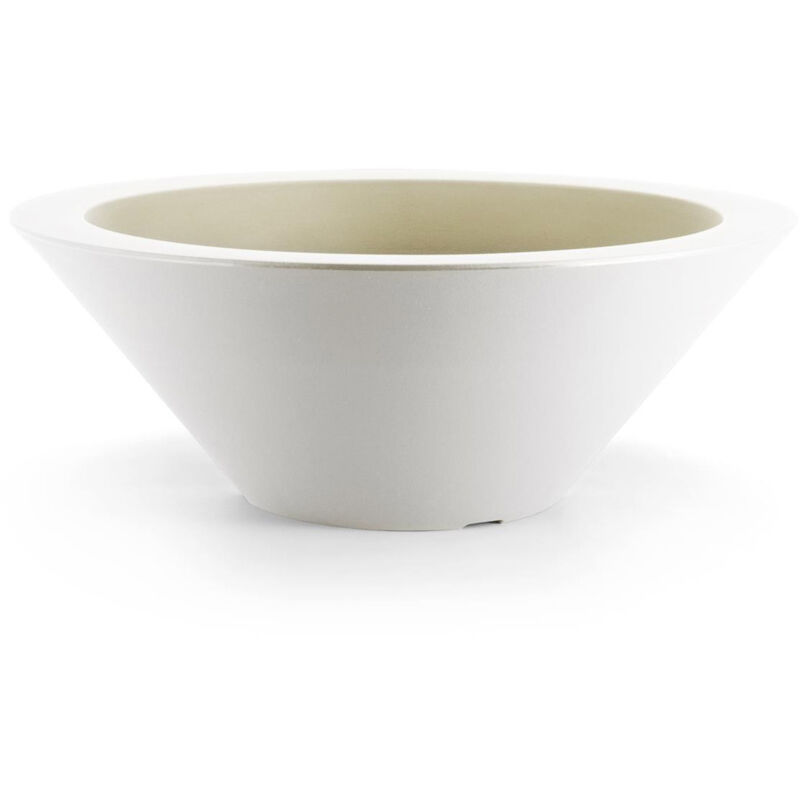 foto del prodotto vaso 100x37 cm in polietilene schio ciotola 100 bianco