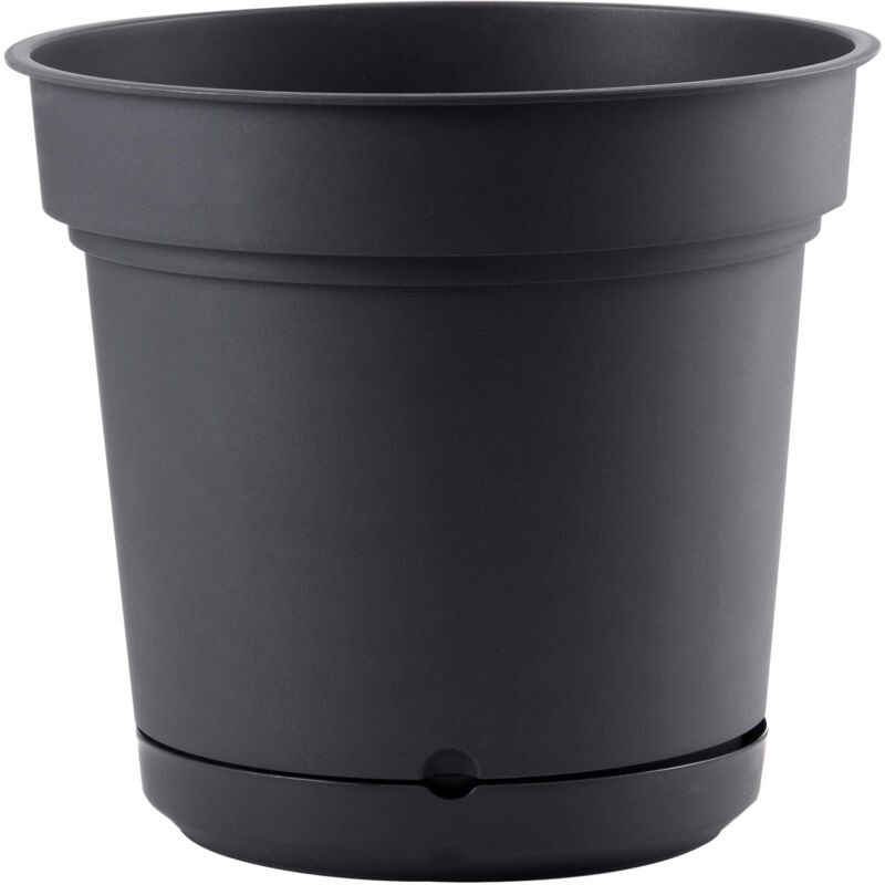 foto del prodotto vaso 28x25,2 cm in polipropilene hydral 28 antracite